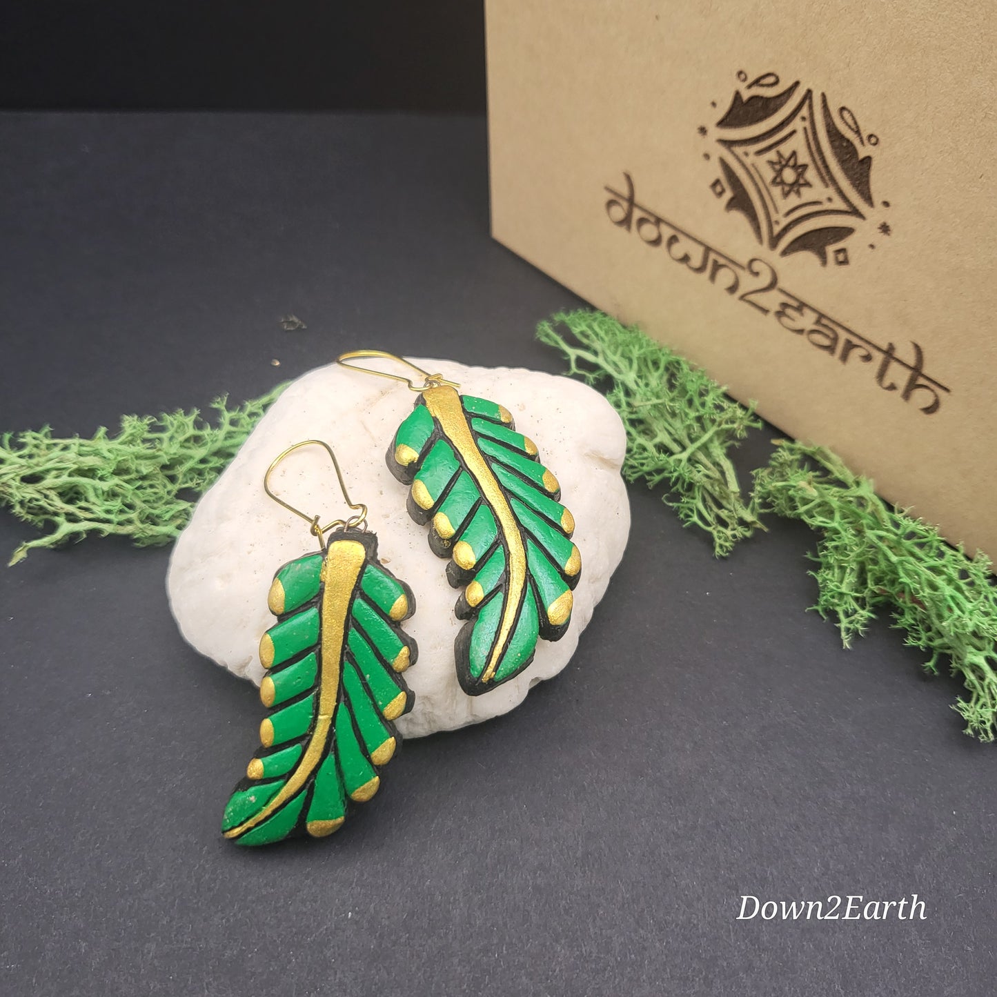 Leaf earrings Variants - 9