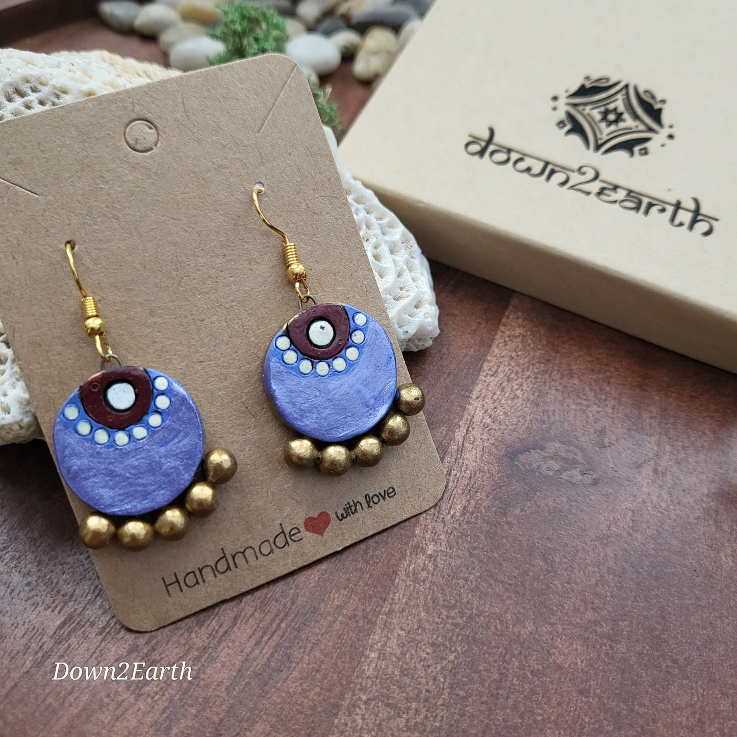 Fish hook earrings