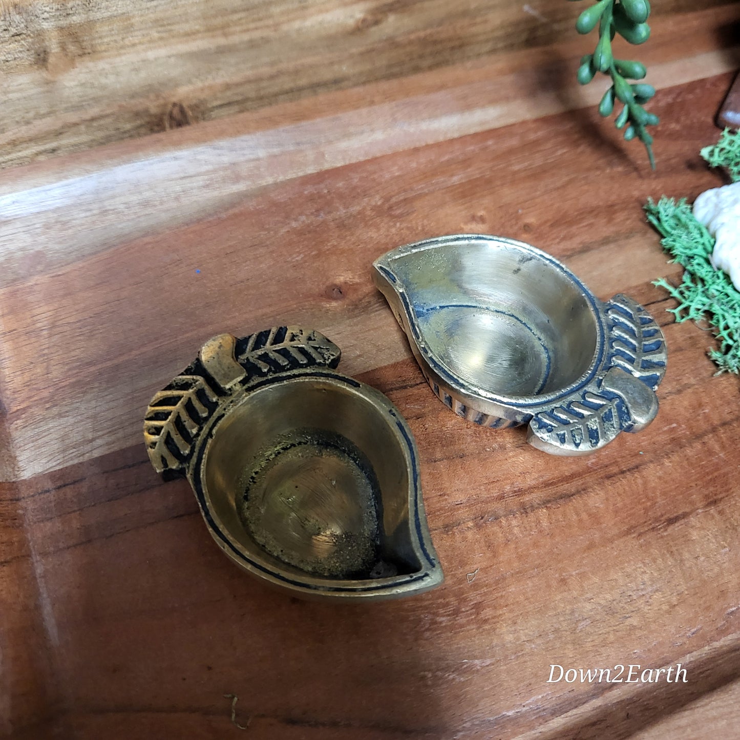 Mango Diya Pair - Variants 2