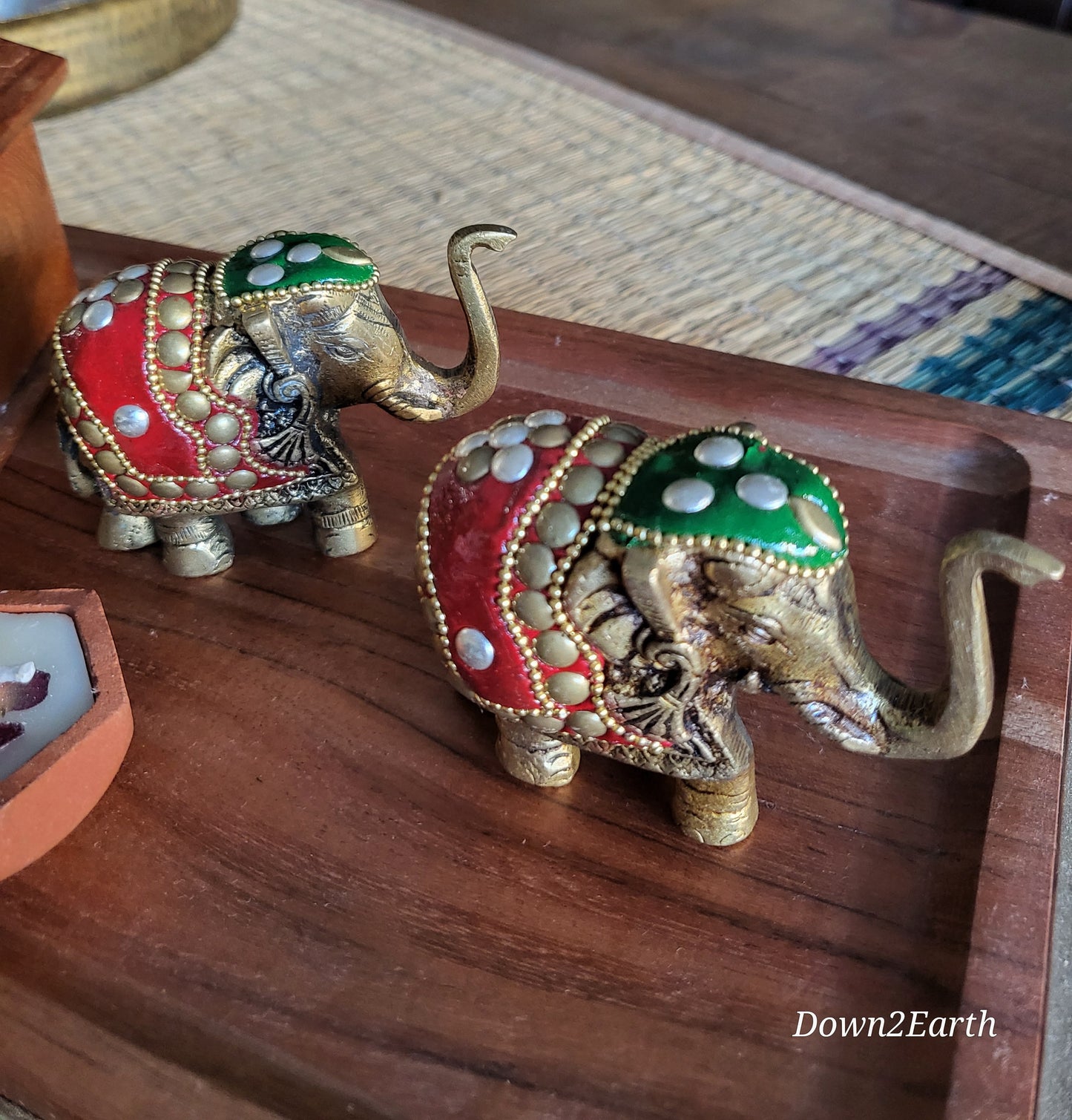 Elephants Pair